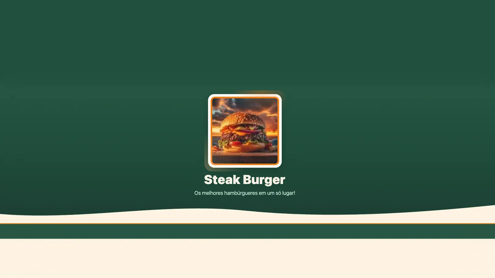 Prévia do projeto Steak Burger